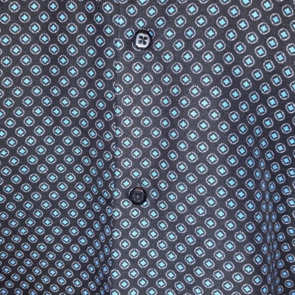🏖️Men Modern Fit Button Down Long Sleeve Size M - Picture 5 of 7